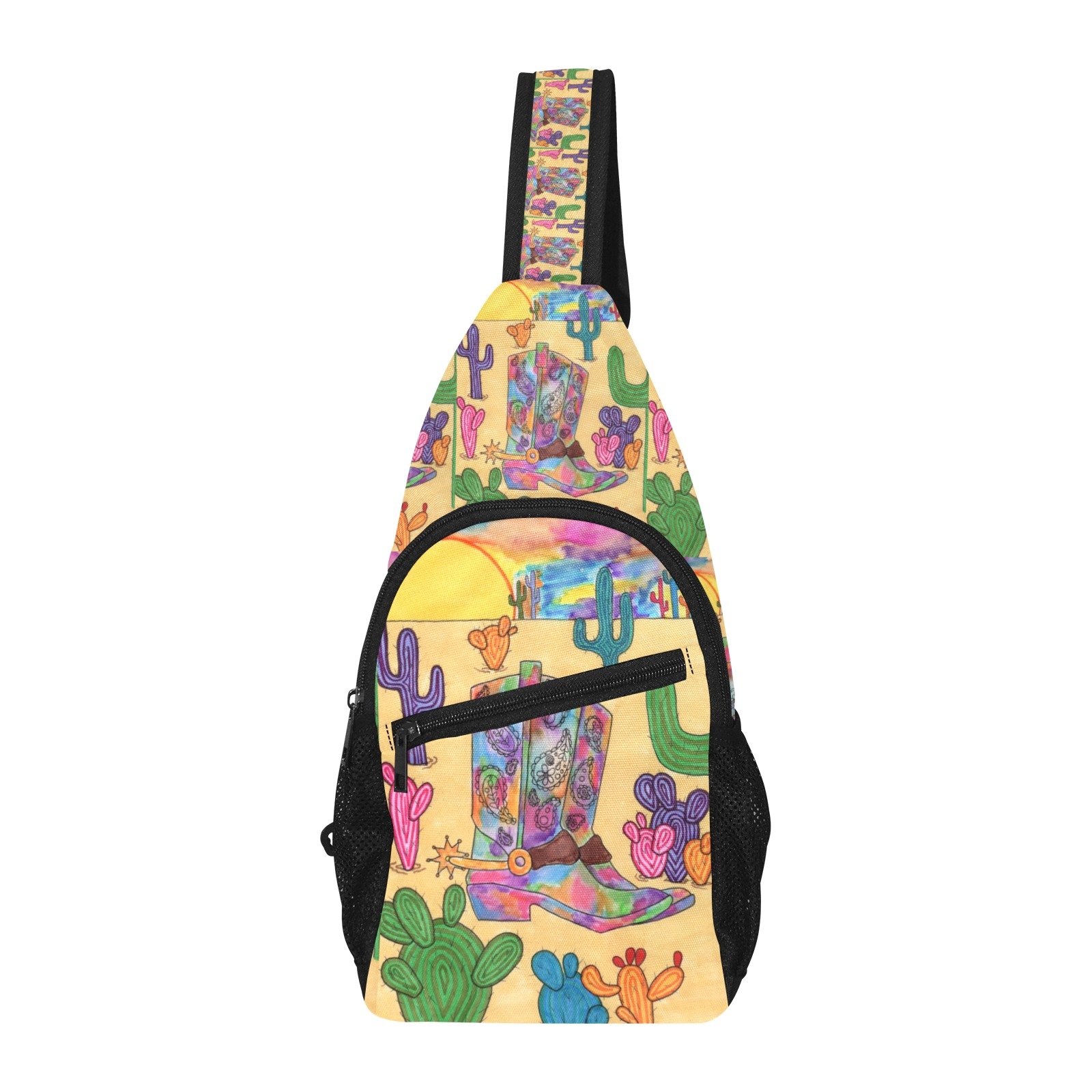 Texas Sunsets All Over Print Chest Bag(Model1719) - Image 2