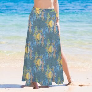 Mermaid Tales Knotted Long Swimwear Cover Up