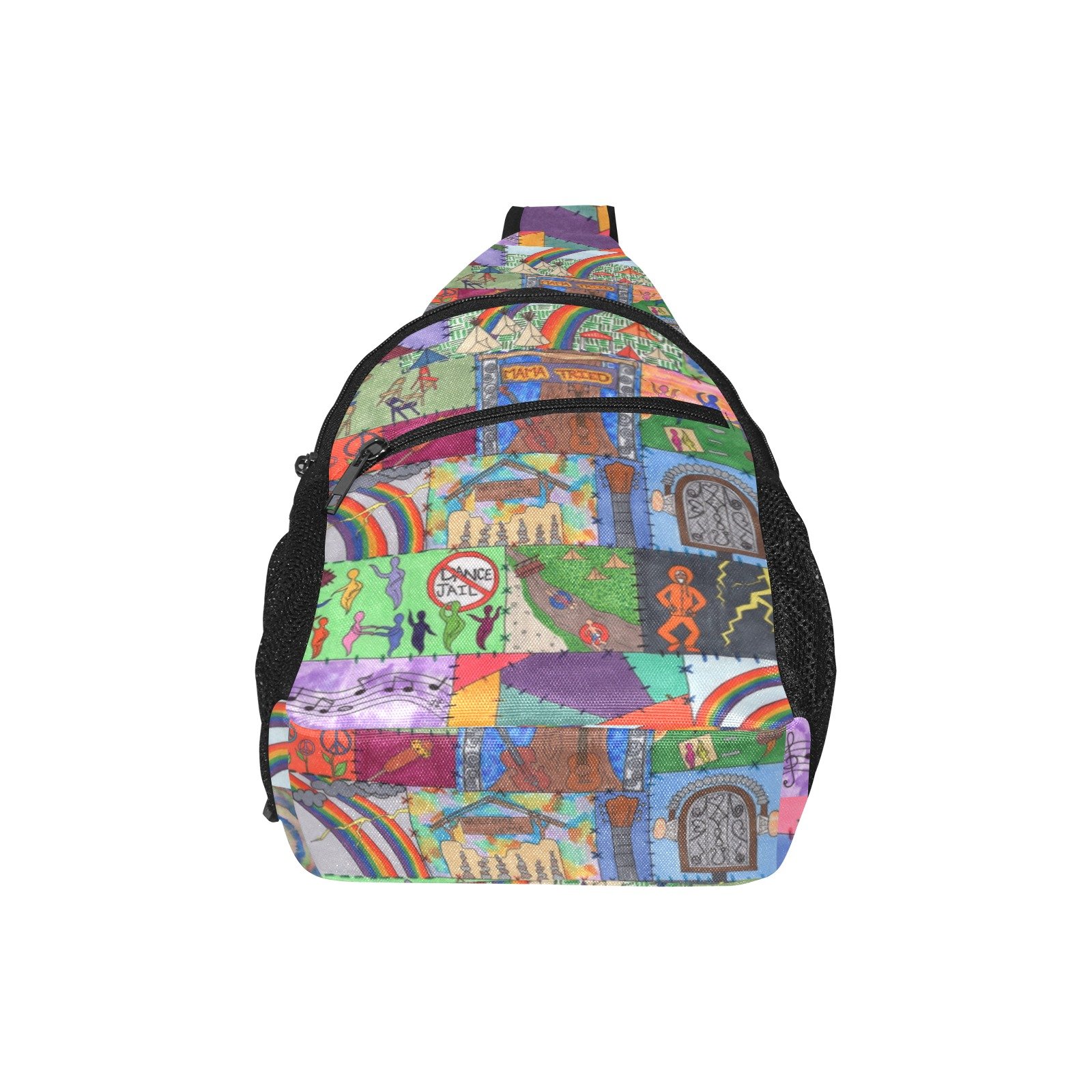KerrQuilt All Over Print Chest Bag(Model1719) - Image 6