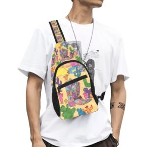 Texas Sunsets All Over Print Chest Bag(Model1719)