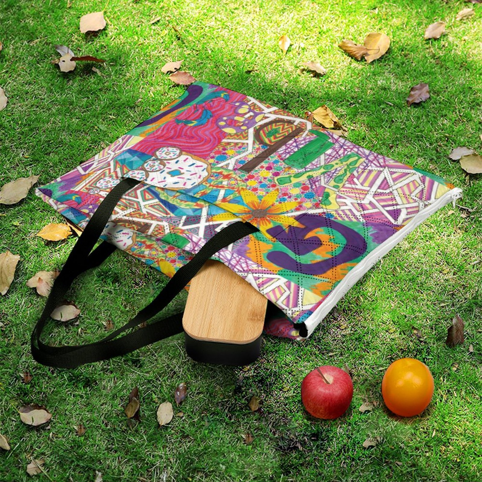 Good Vibes Zipper Picnic Mat(150*150) - Image 3