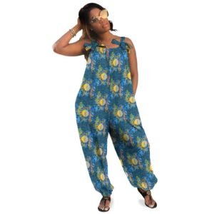 Mermaid Tales Baggy Suspender Jumpsuit