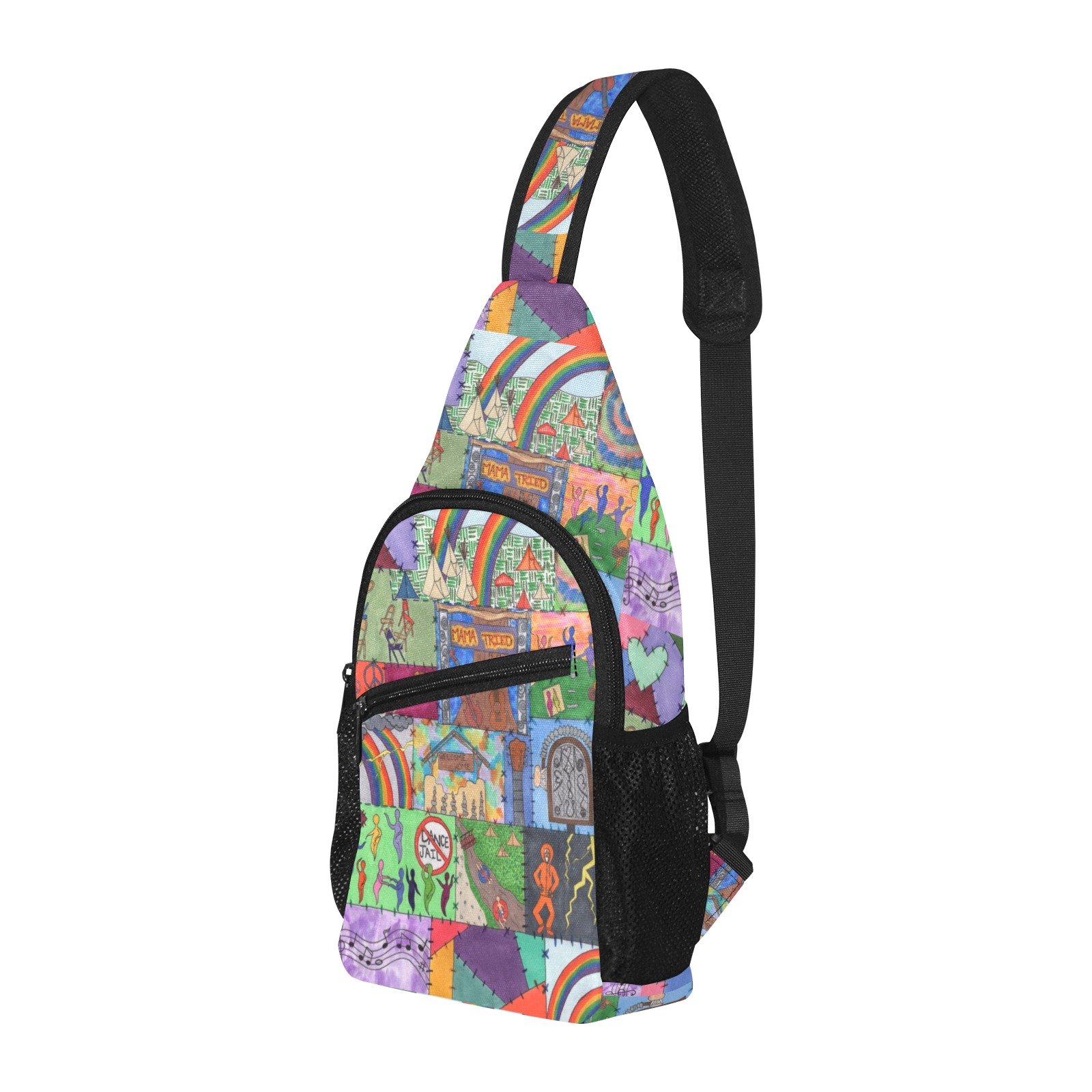 KerrQuilt All Over Print Chest Bag(Model1719) - Image 3