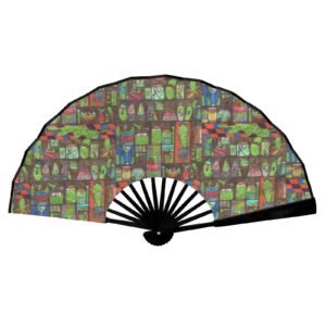 EVERYTHING IS PICKLES Double-Sided Custom Folding Fan