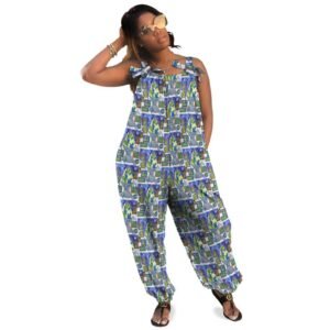 Pickle Lava Lamp Baggy Suspender Jumpsuit