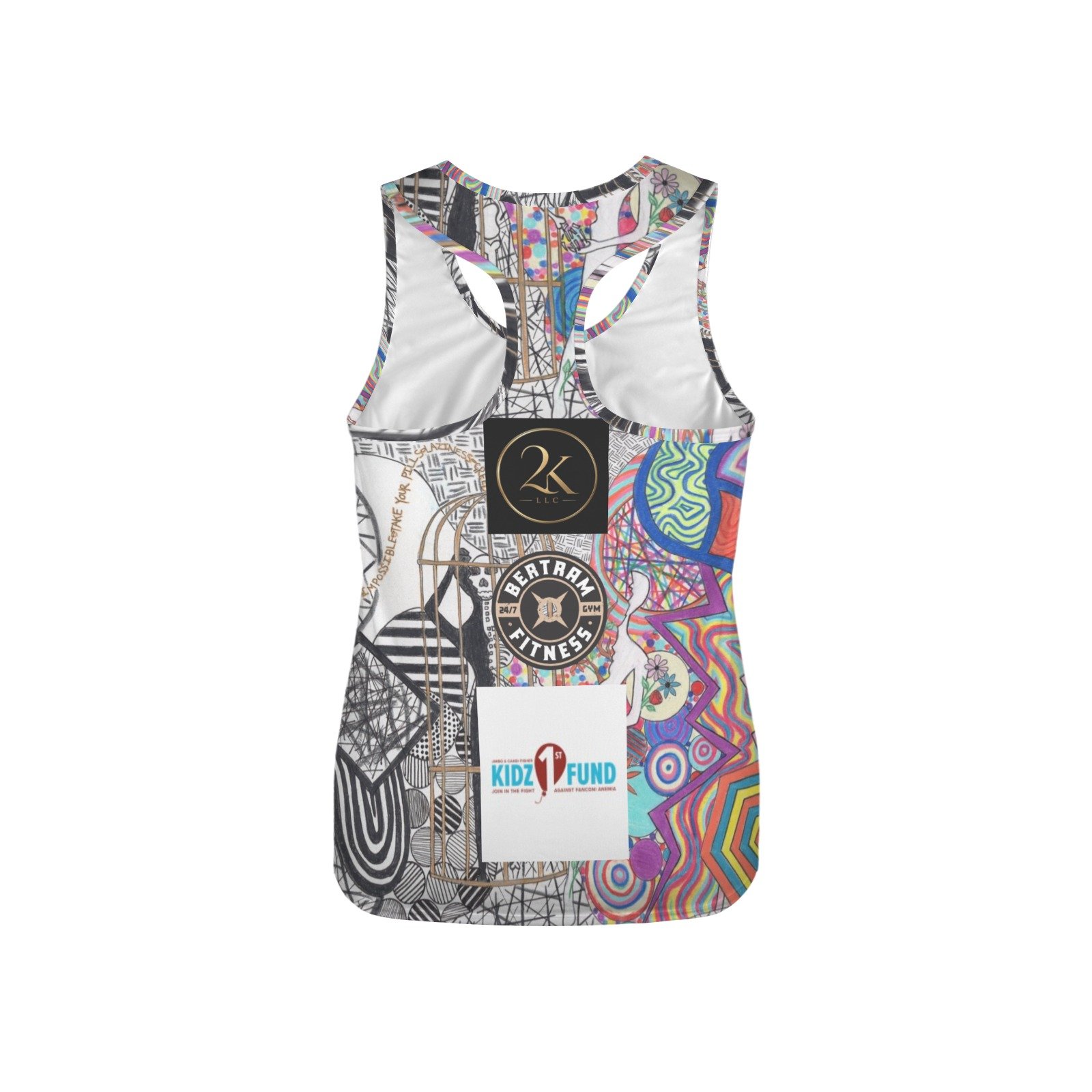 Jessica custom Racerback Active Tank Tops - Image 5
