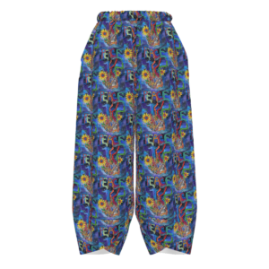 Peace Overcomes Womens Slub linen Jogger Pants
