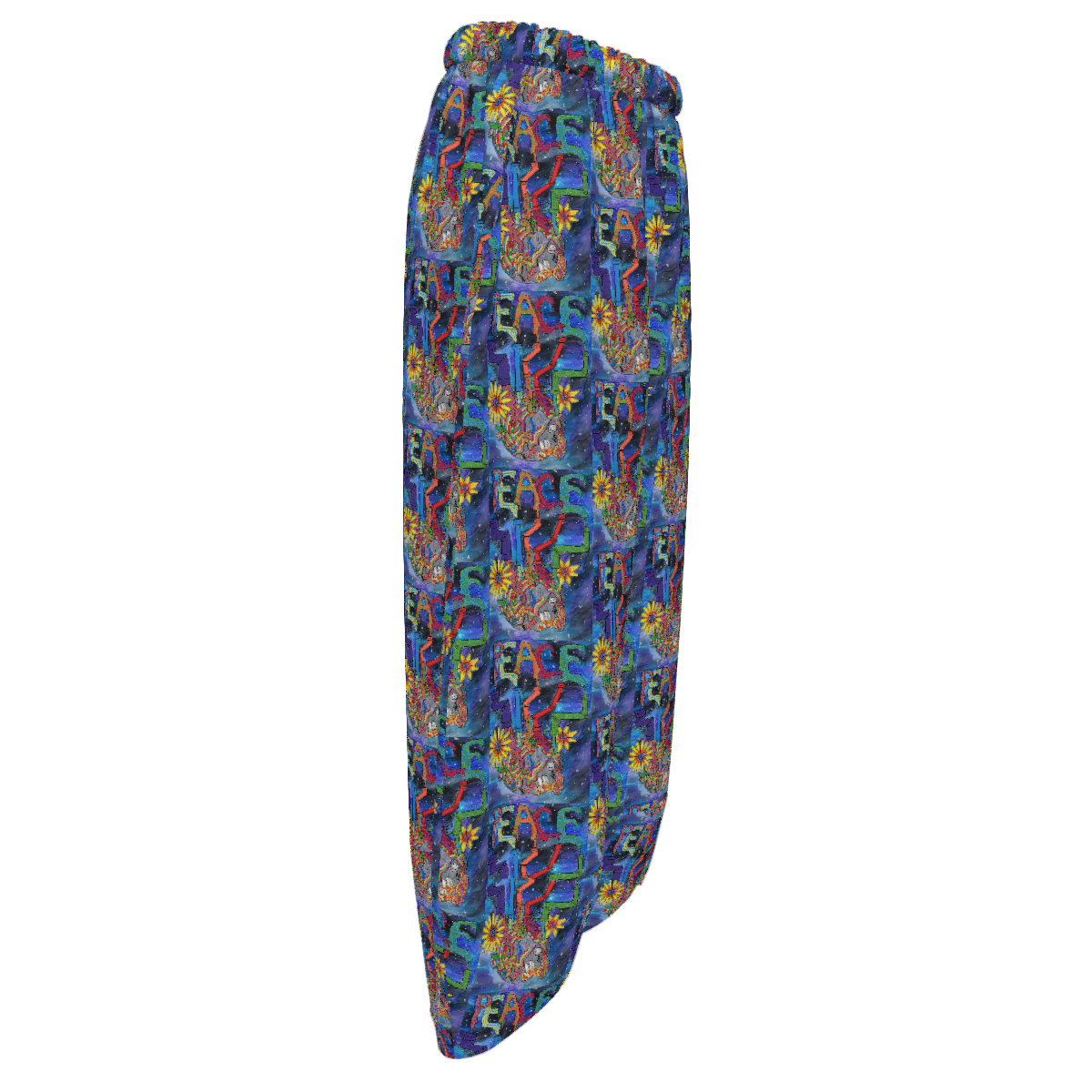Peace Overcomes Womens Slub linen Jogger Pants - Image 4
