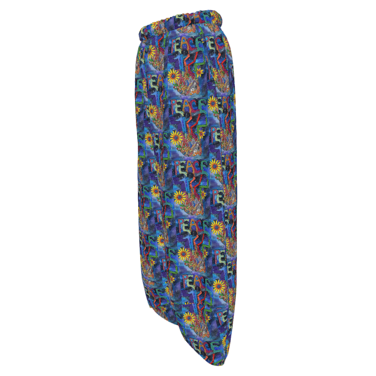 Peace Overcomes Womens Slub linen Jogger Pants - Image 5