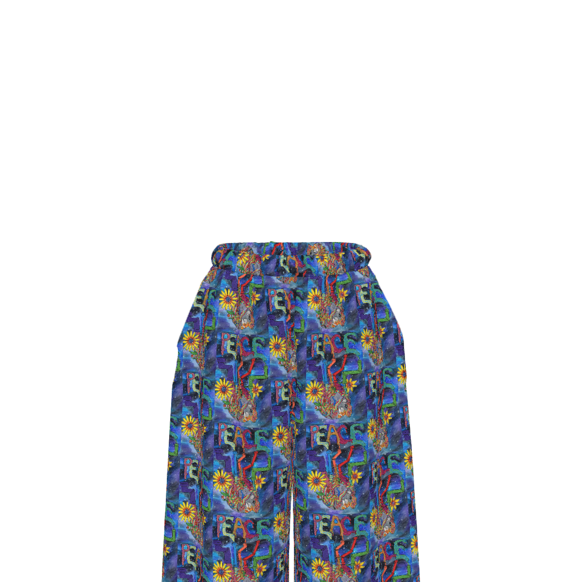 Peace Overcomes Womens Slub linen Jogger Pants - Image 6
