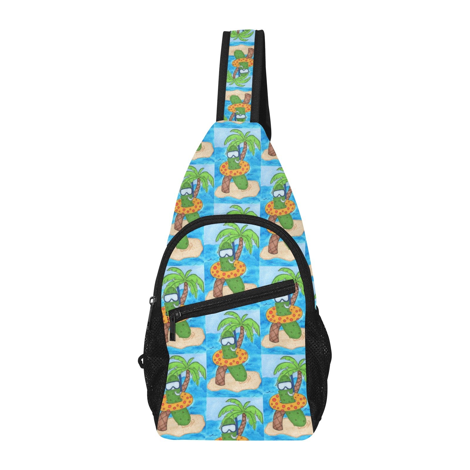 Summer Pickle Chest Bag(Model1719) - Image 2
