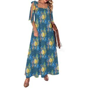 Mermaid Tales Womens Milk Silk Maxi Dress