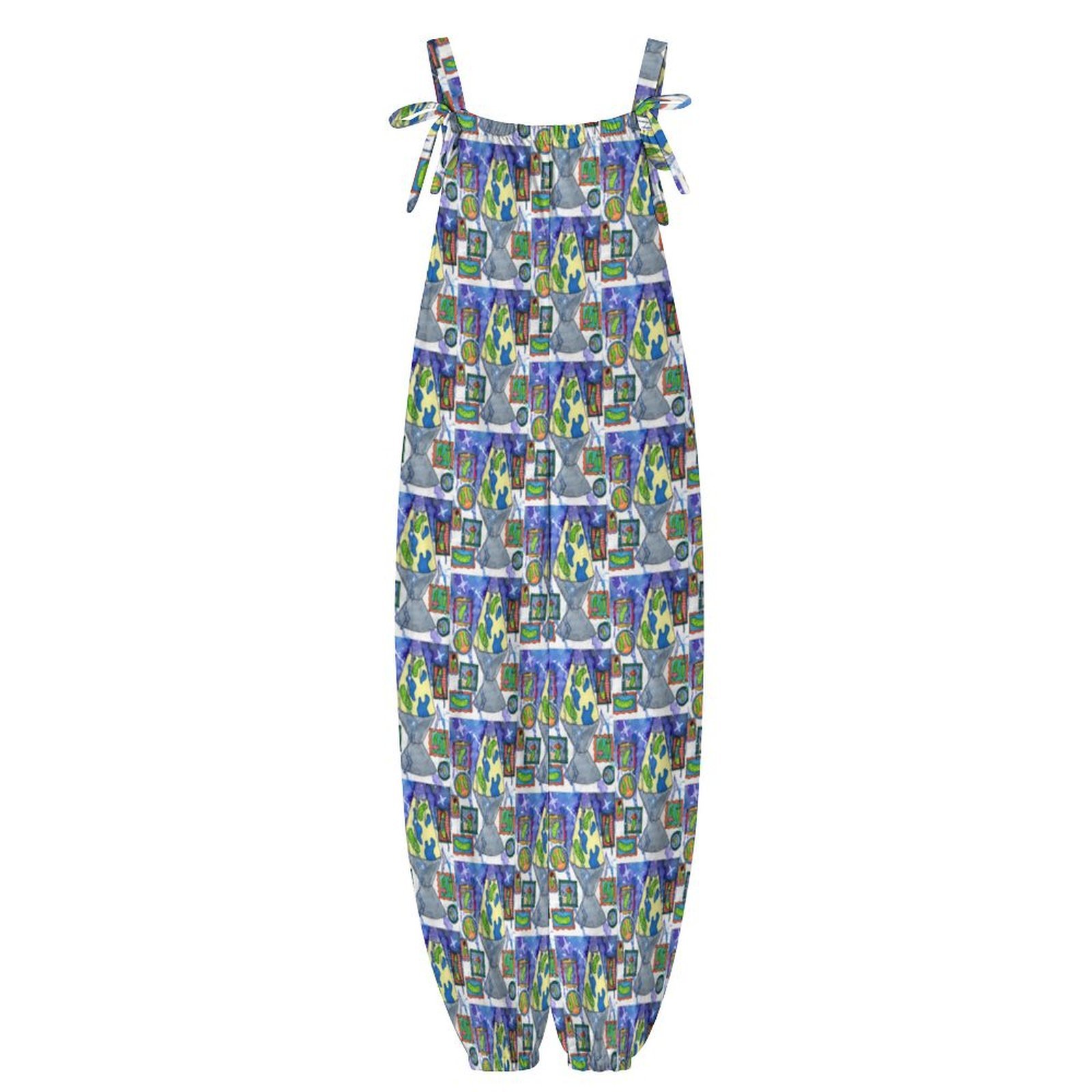 Pickle Lava Lamp Baggy Suspender Jumpsuit - Image 2