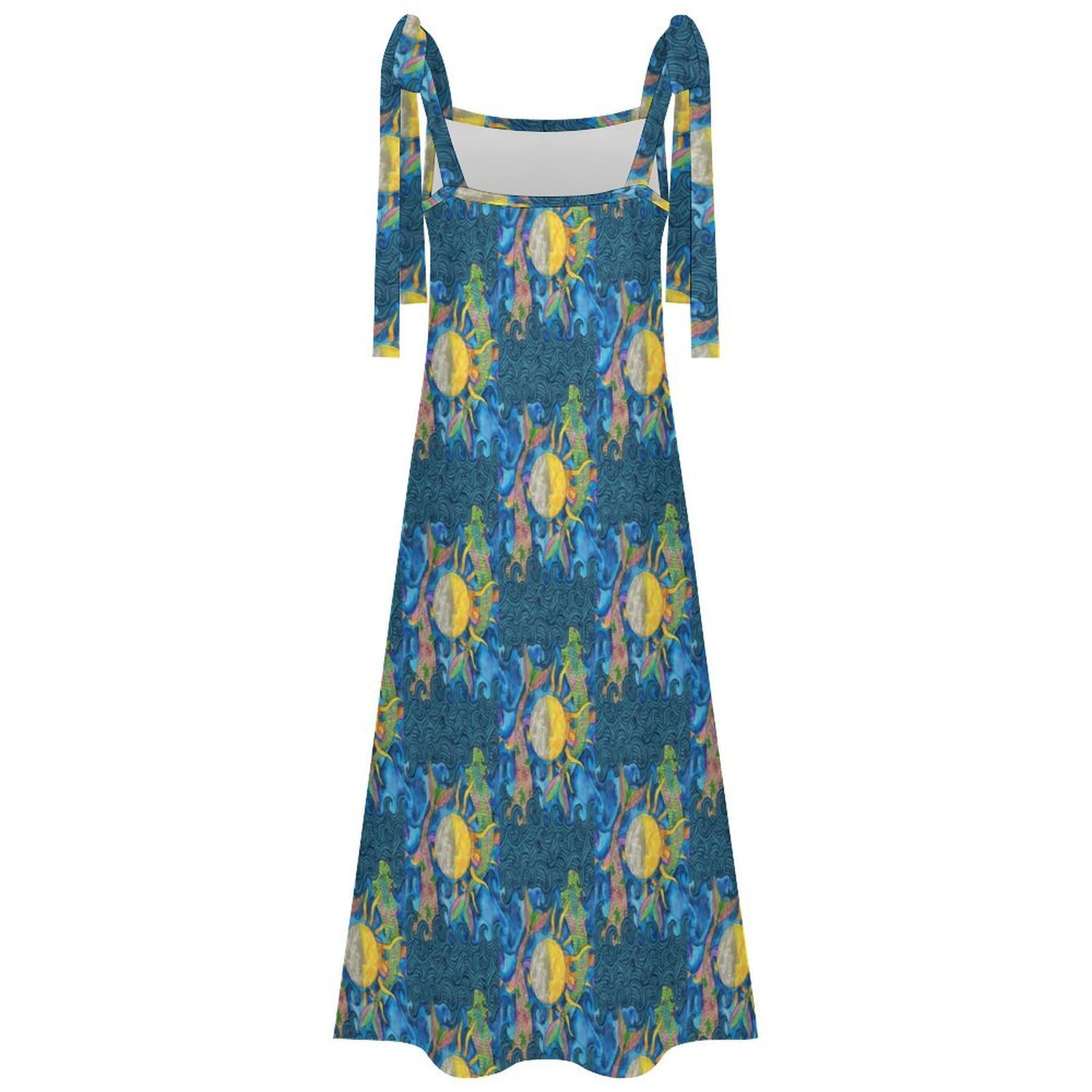 Mermaid Tales Womens Milk Silk Maxi Dress - Image 3