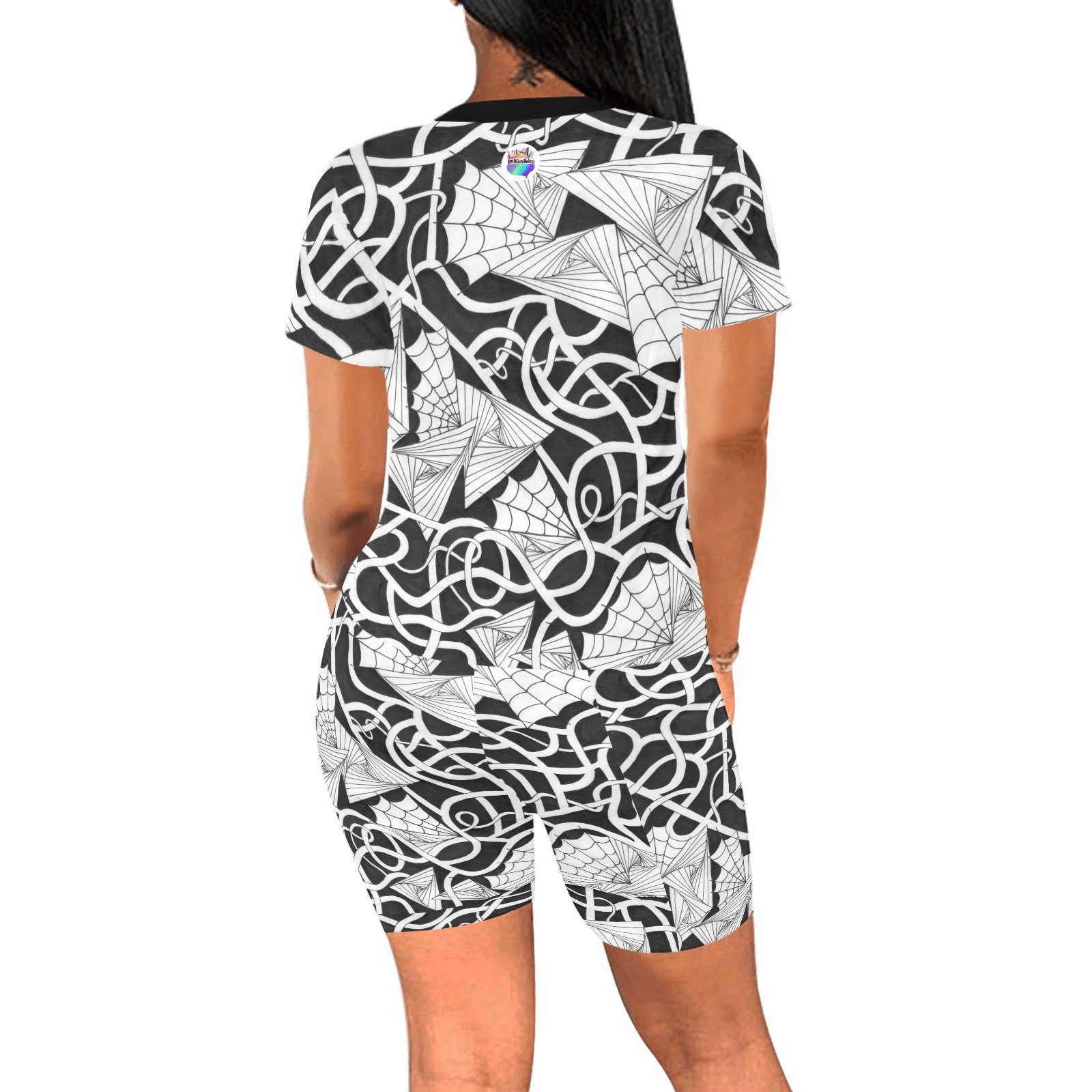 Spider Webs n Things Womens Active Wear Set(ModelSets 03) - Image 2