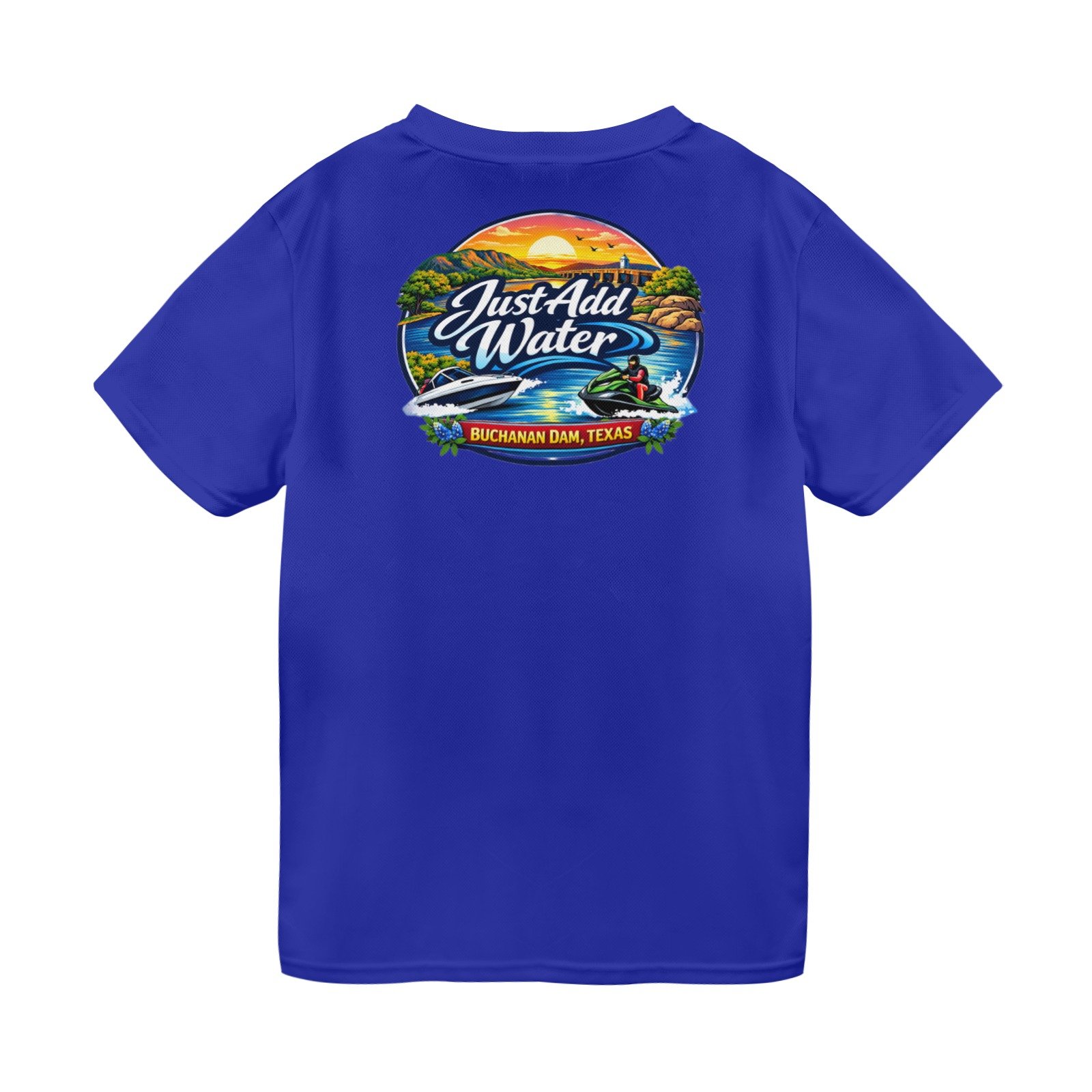 Just add water merch front n back logo Custom Mens All Over Print T-shirt ( Model T45 ) - Image 4