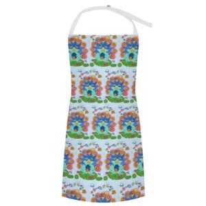 Tea Time Pea-frock Adult Apron-Ordinary With Pocket