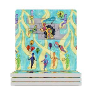 Parades Of Connection Ceramic Coasters (Square)