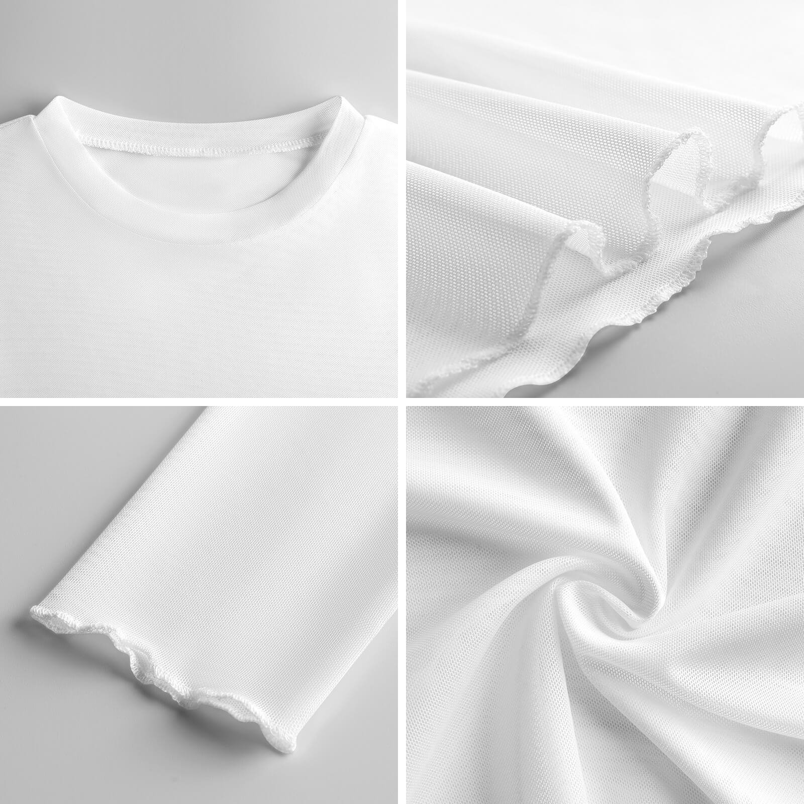 To Honor The Call of the heart is to honor the needs of the soul Long Sleeve Mesh Top - Image 5