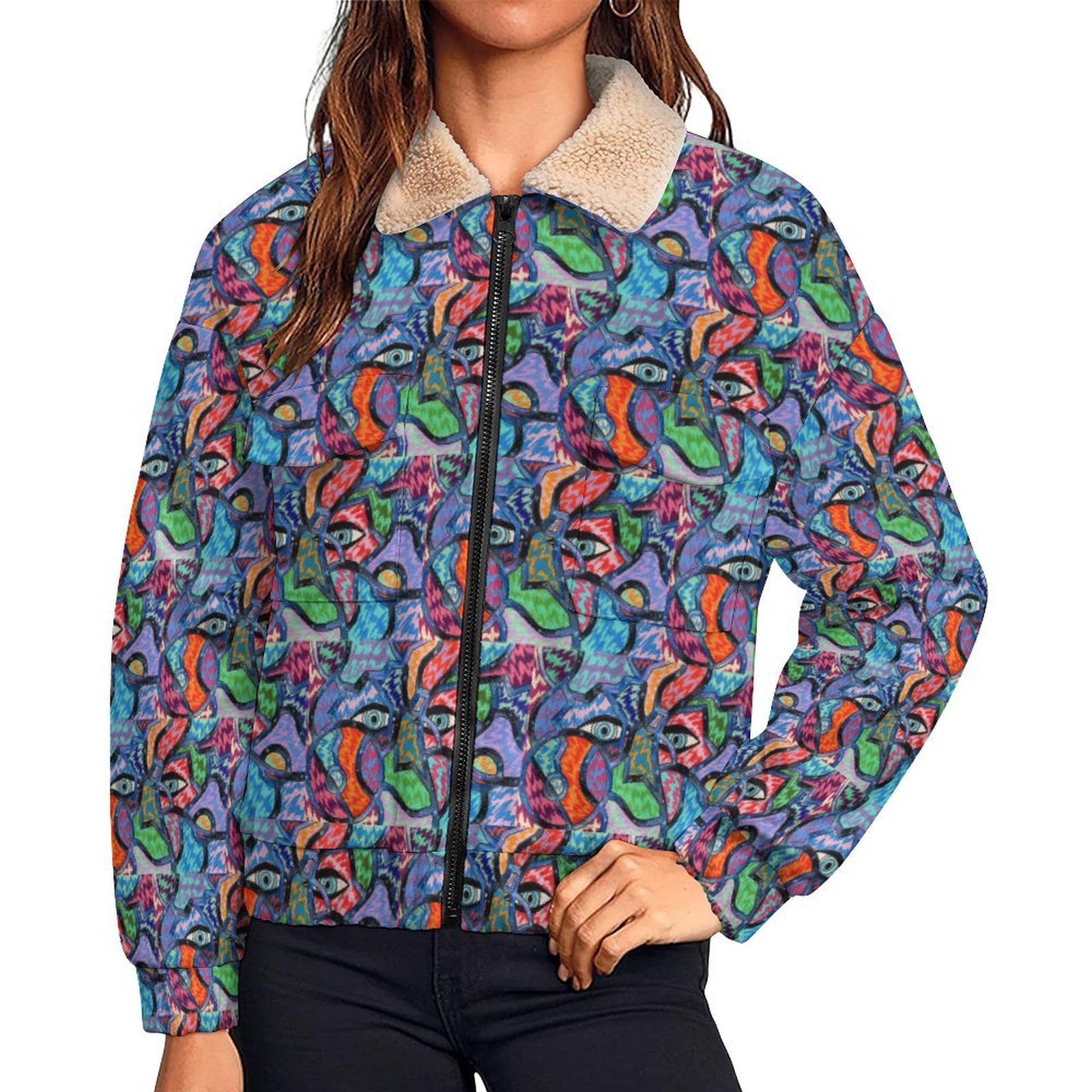 Soul Seer Patch Pocket Fleece Jacket