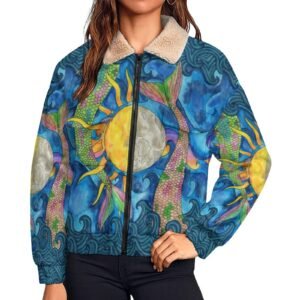 Mermaid Tales Patch Pocket Fleece Jacket