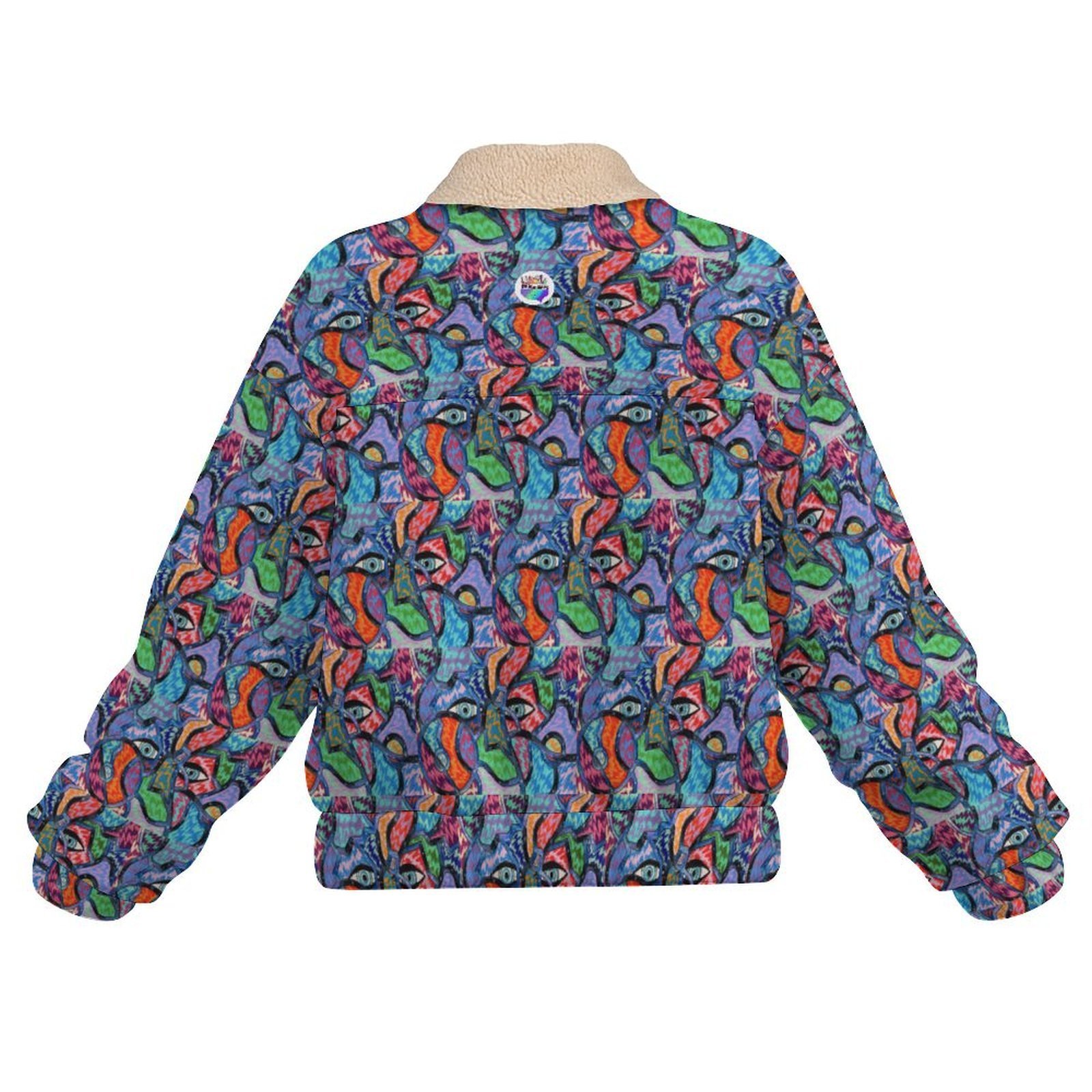 Soul Seer Patch Pocket Fleece Jacket - Image 3