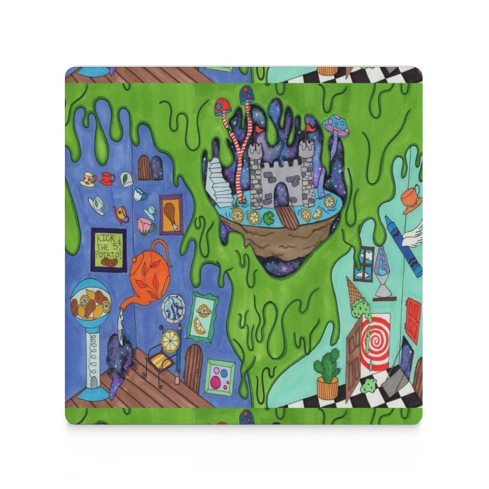 The Other Room Ceramic Coasters (Square) - Image 2