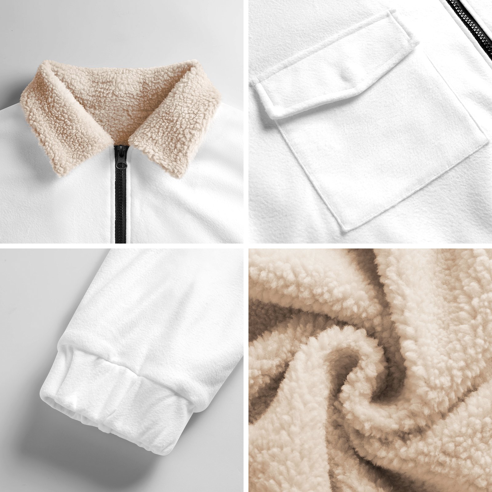 Patch Pocket Fleece Jacket - Image 5