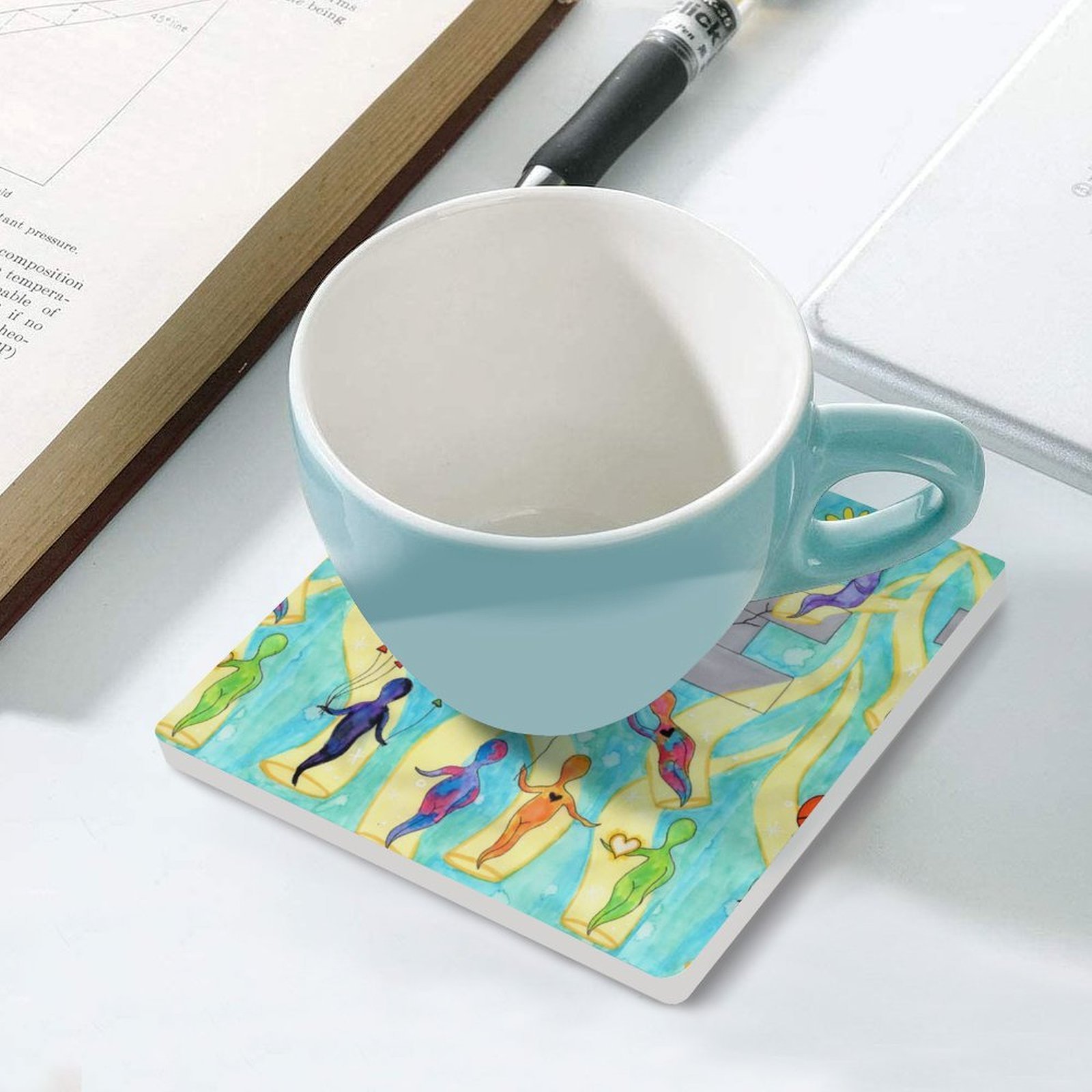 Parades Of Connection Ceramic Coasters (Square) - Image 4