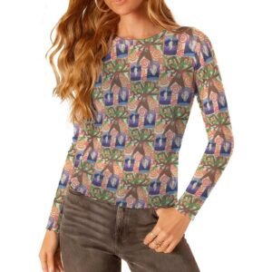 To Honor The Call of the heart is to honor the needs of the soul Long Sleeve Mesh Top
