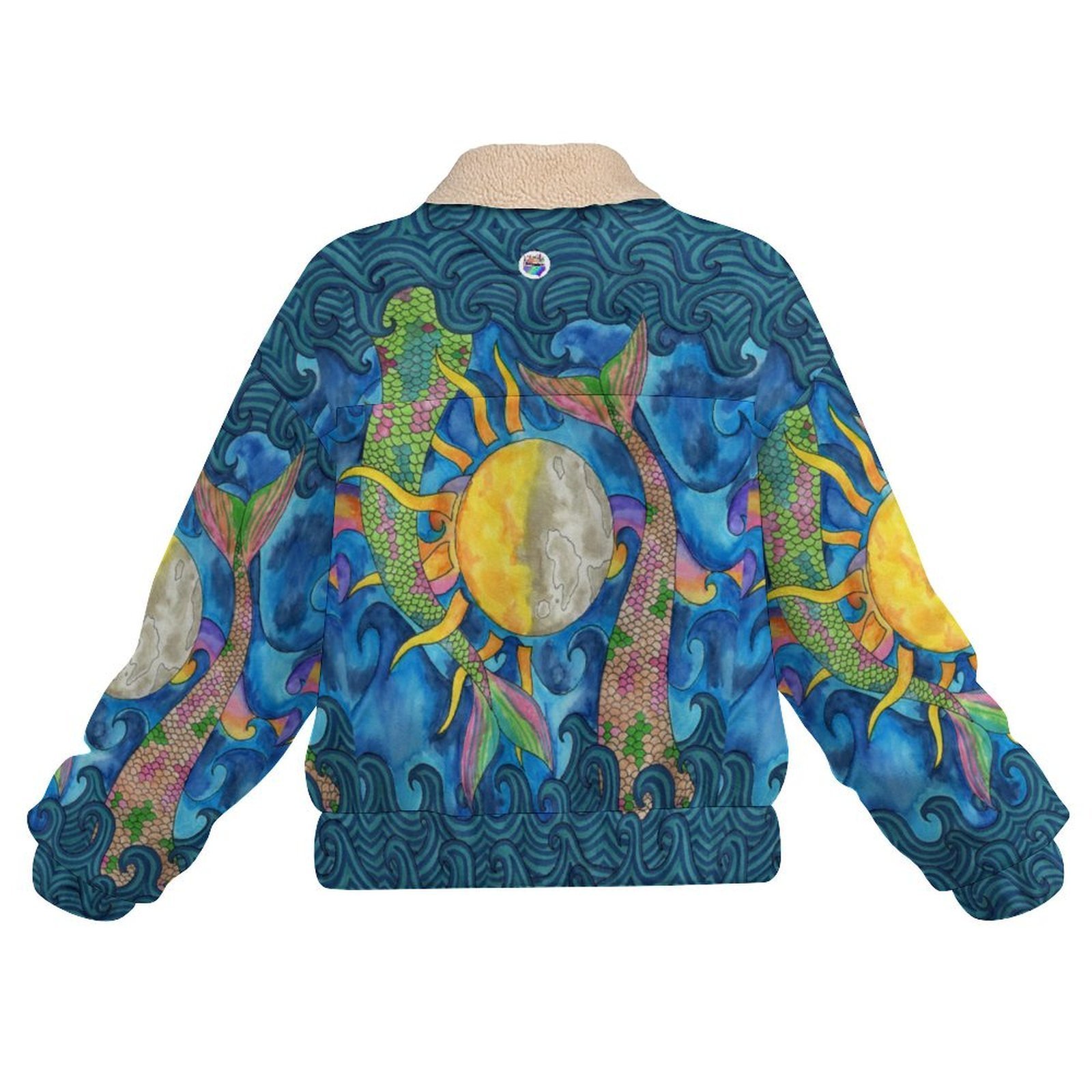 Mermaid Tales Patch Pocket Fleece Jacket - Image 3
