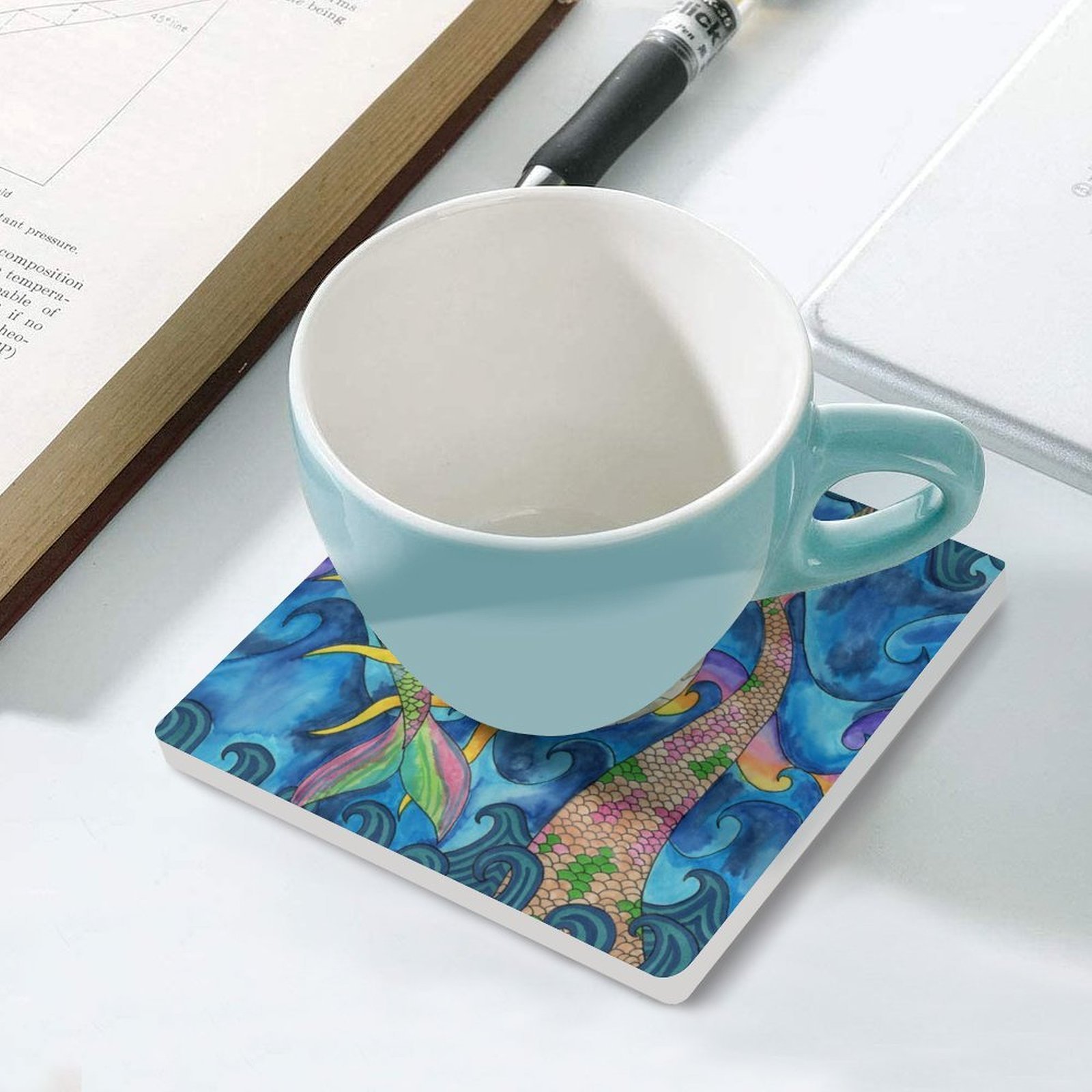 Ceramic Coasters (Square) - Image 4