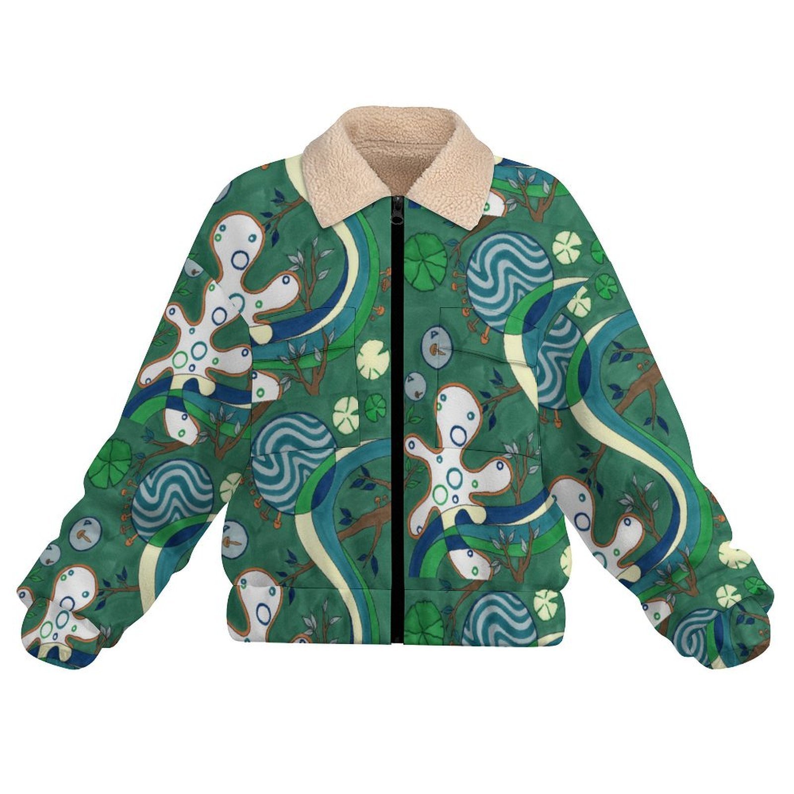 Patch Pocket Fleece Jacket - Image 2