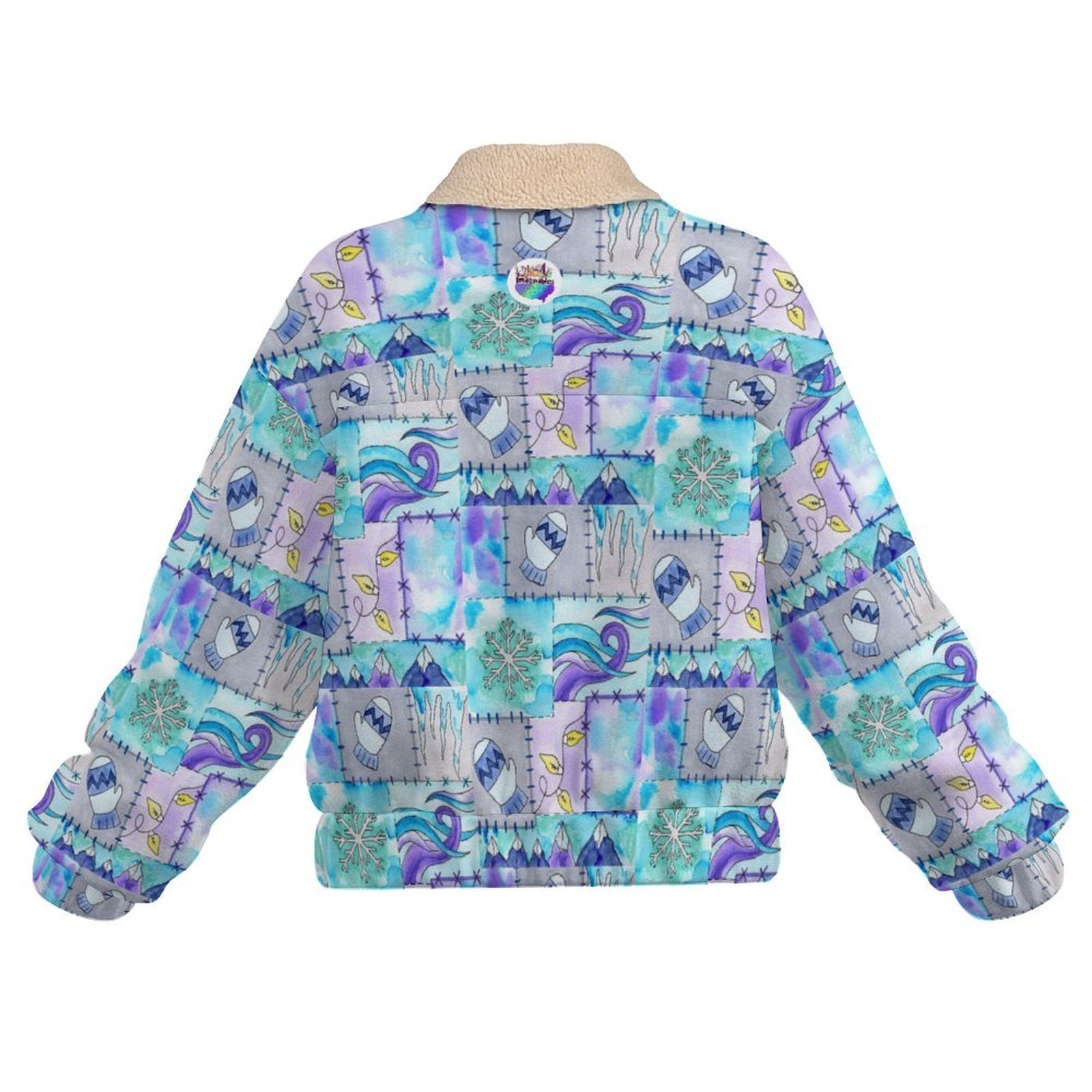 Winter Wonderland Patch Pocket Fleece Jacket - Image 3