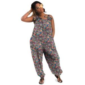 Twilight Zone Baggy Suspender Jumpsuit
