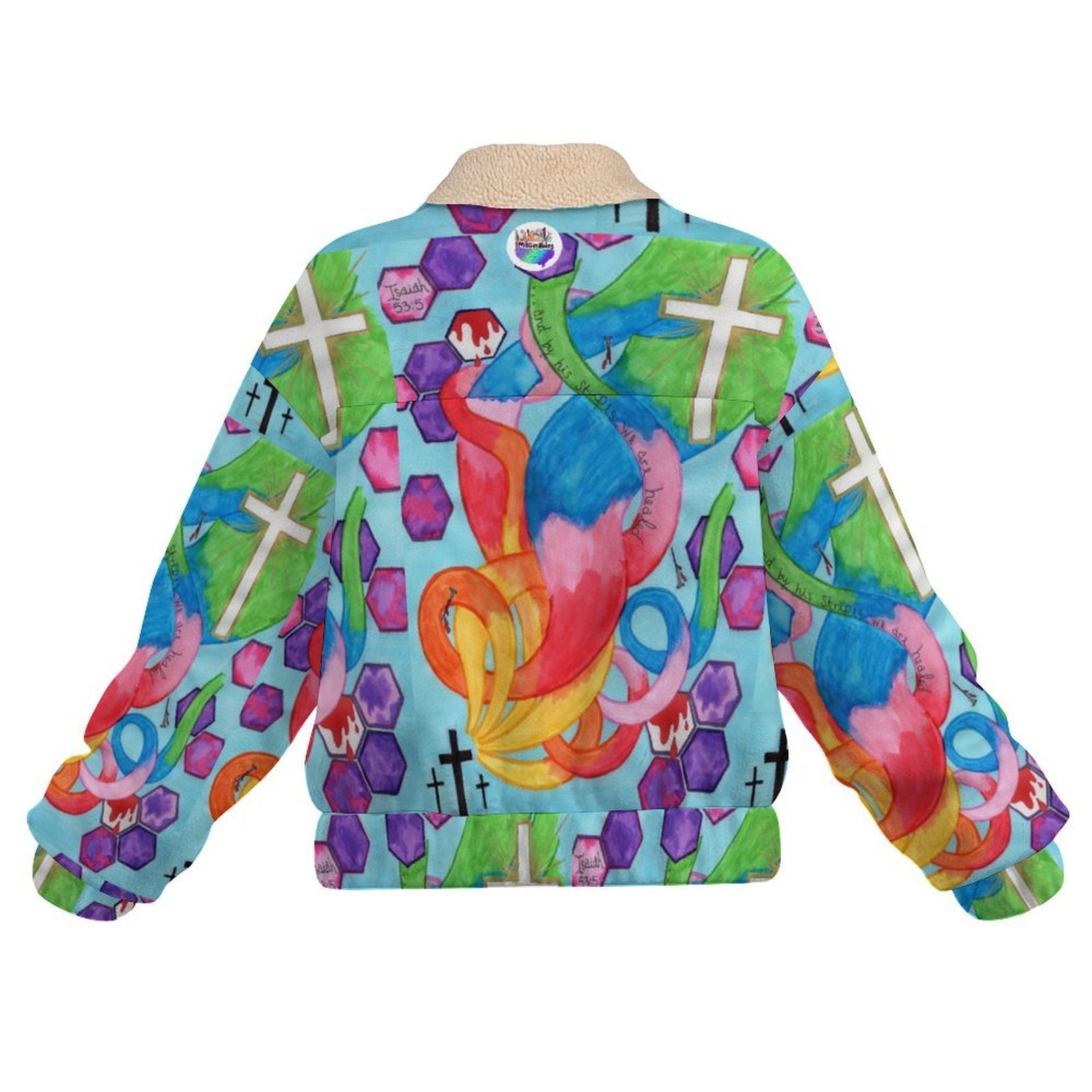 Design Women's Patch Pocket Fleece Jacket - Image 3
