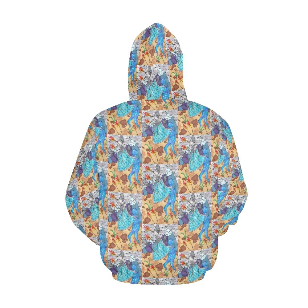 Ephesians 6:16 All Over Print Hoodie (USA Size) (Model H13) - Image 3