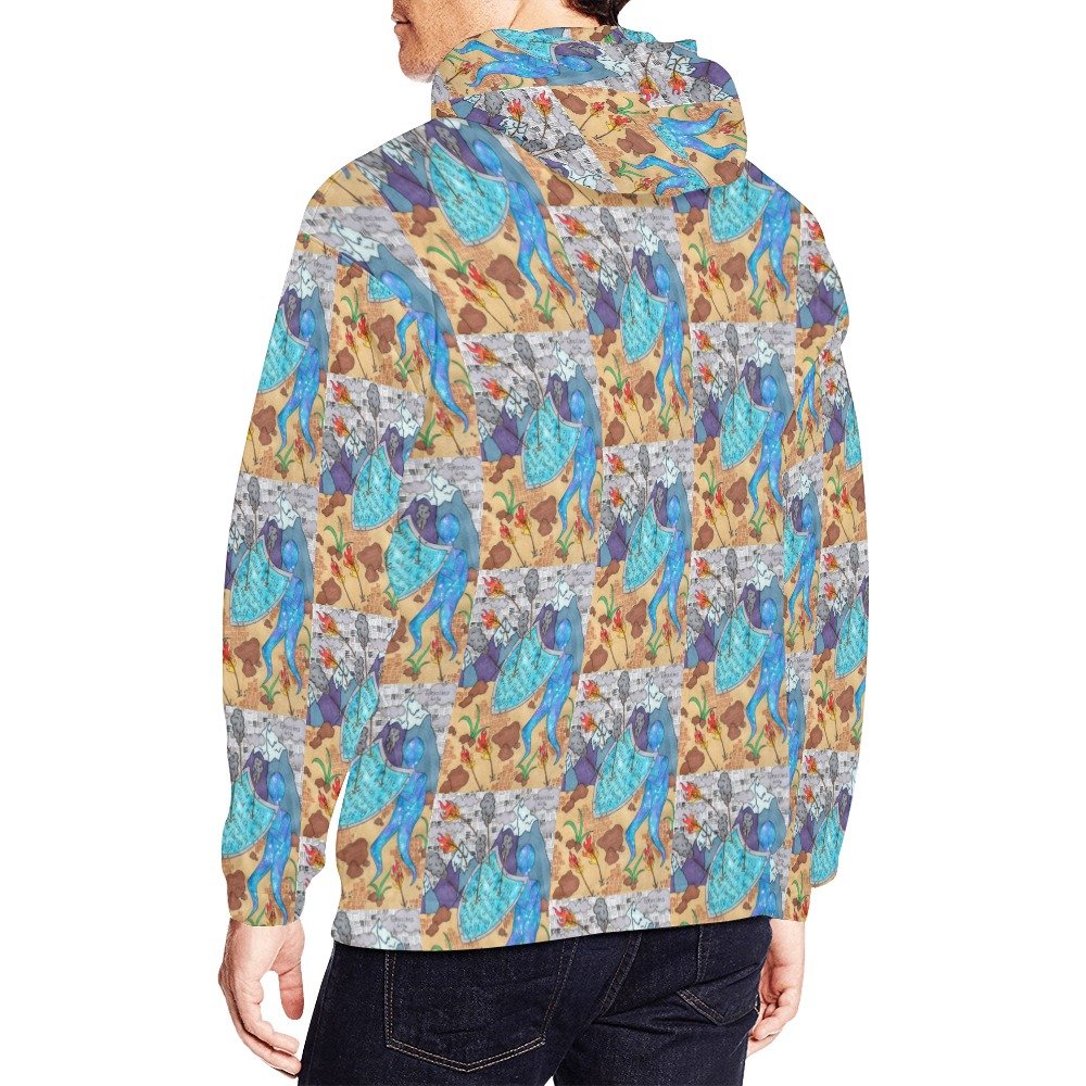Ephesians 6:16 All Over Print Hoodie (USA Size) (Model H13) - Image 5