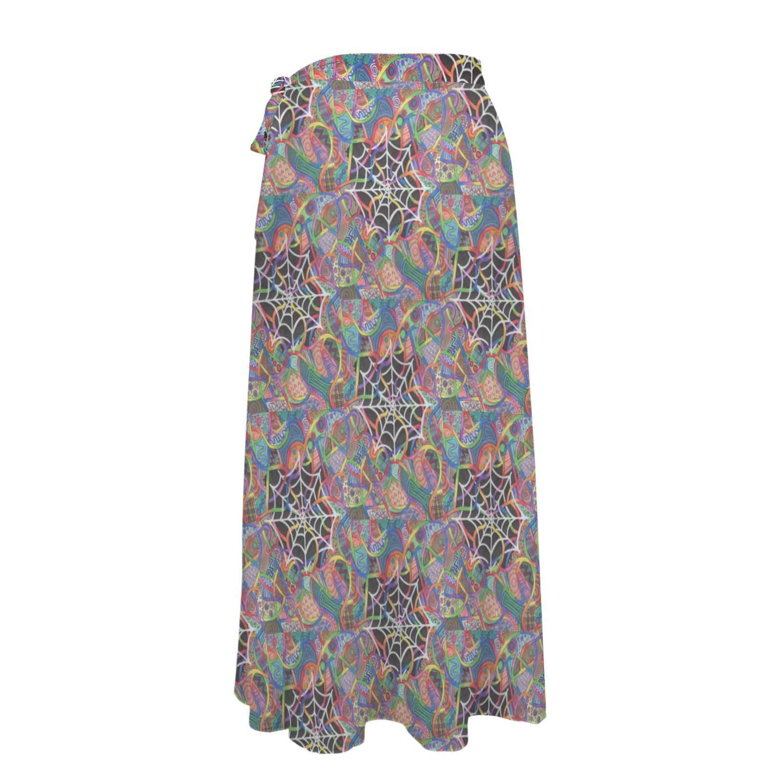 Twilight Zone Knotted Long Swimwear Cover Up - Image 5