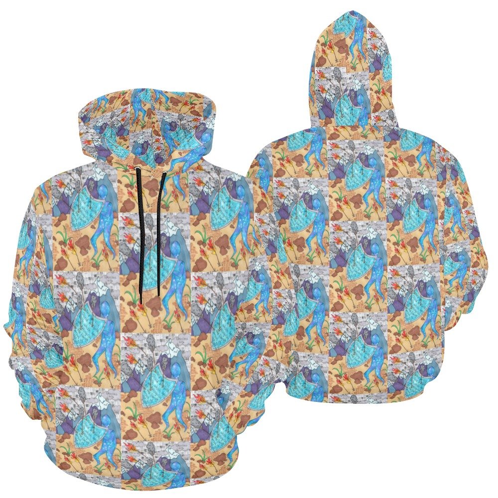 Ephesians 6:16 All Over Print Hoodie (USA Size) (Model H13)