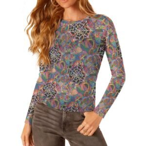 Twilight Zone Long Sleeve Mesh Top